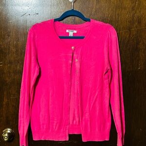 Old Navy Pink Cardigan Sweater Classic Knit